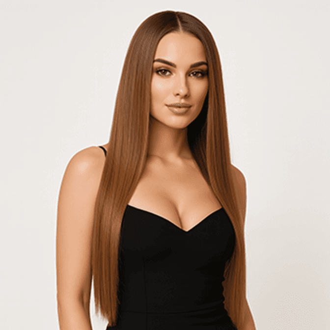10A I-Tip Silky Straight Human Hair Extension #8
