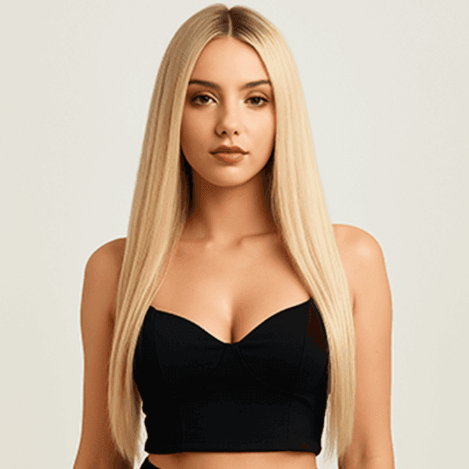 Machine Made Wave Human Hair Wigs #4T12/613