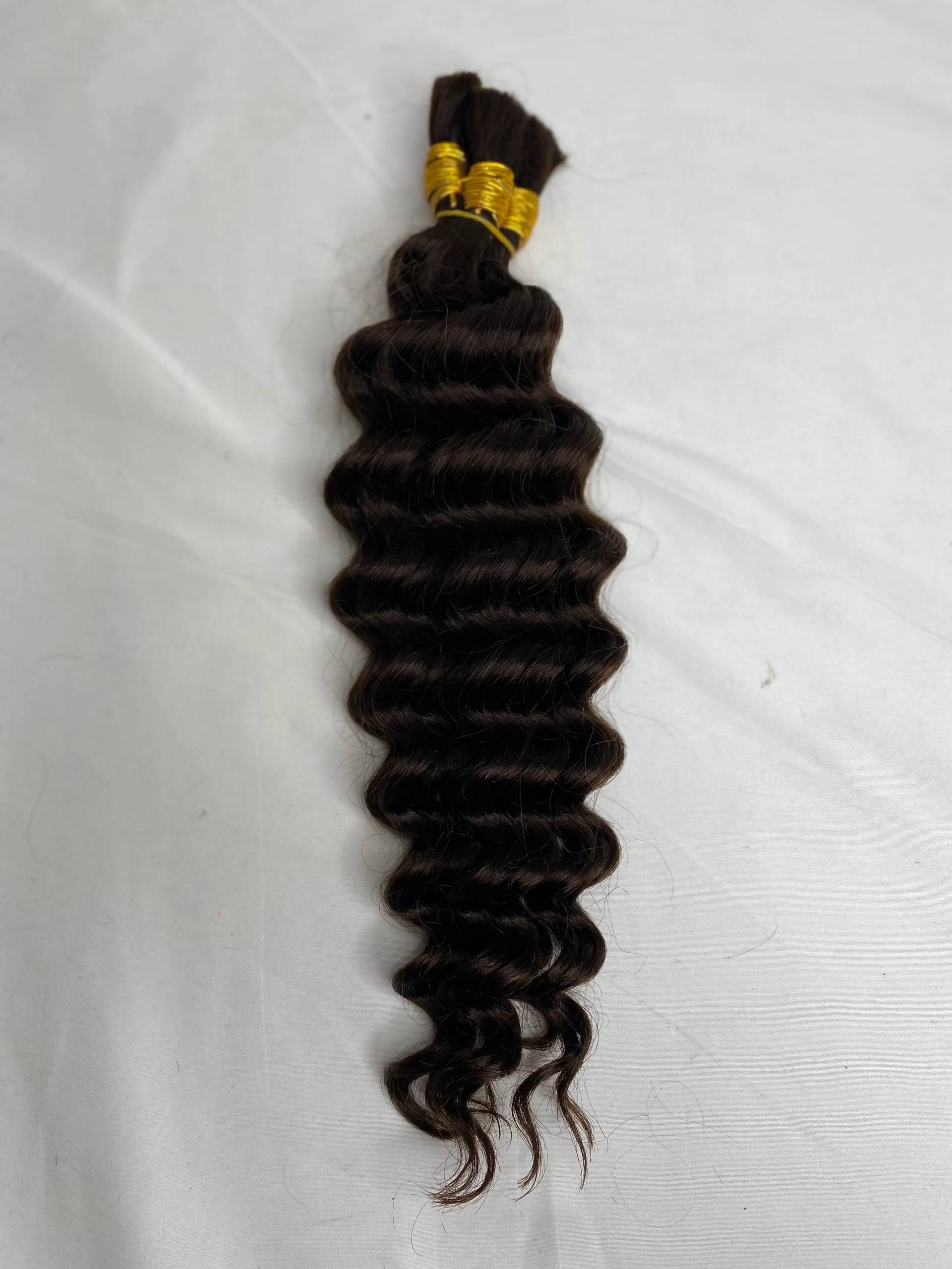 #2 8A Malaysian Braiding Bulk Hair Deep Wave
