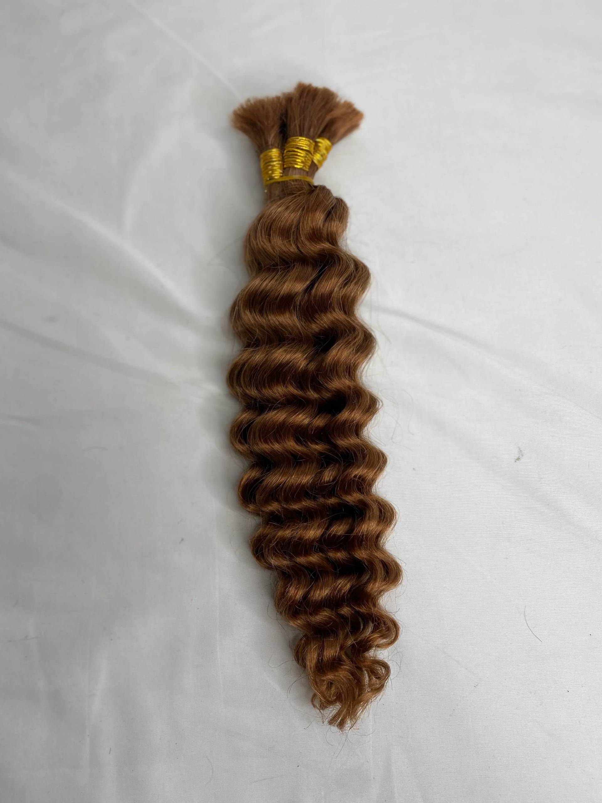 #30 8A Malaysian Braiding Bulk Hair Deep Wave